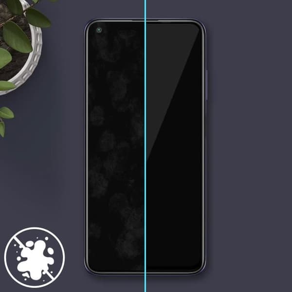 Xiaomi Redmi Note 9T 5G härdat glasfilm 9H Akashi Transparent Svart