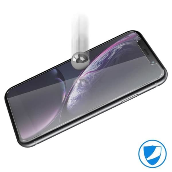Skyddsfilm - AVIZAR - iPhone XR - 9H härdat glas - Ultratunn - Anti-repa
