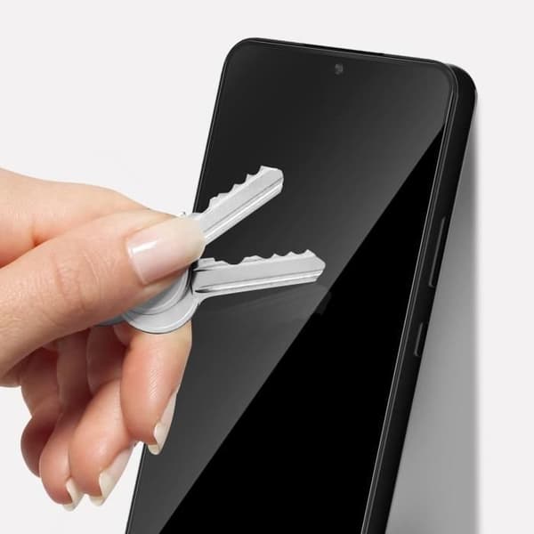 Film för Samsung S22 Plus Flexible Glass Hybrid 7H Hårdhet 3mk FlexibleGlass Svart