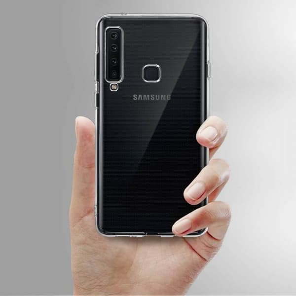 Samsung Galaxy A9 2018 fodral - AVIZAR - Silikon + härdat glasfilm - Fullständigt skydd