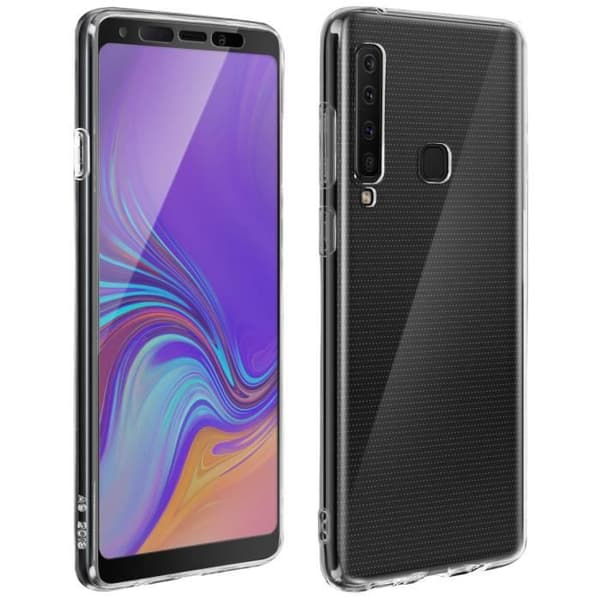 Samsung Galaxy A9 2018 fodral - AVIZAR - Silikon + härdat glasfilm - Fullständigt skydd