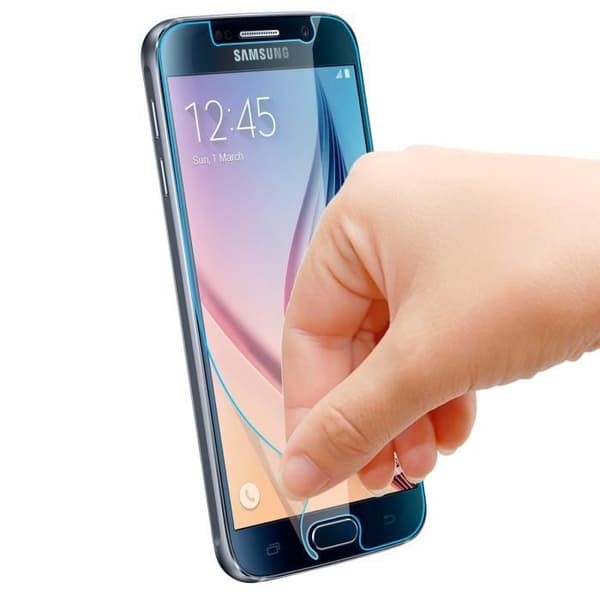 Pack 3x skärmskyddsfilmer för Samsung Galaxy S6 - Anti-Scratch Transparent