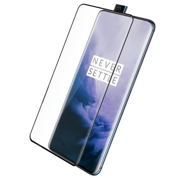 Skyddsfilm - AVIZAR - Oneplus 7 Pro - Böjt härdat glas - Stöttålig - Enkel installation