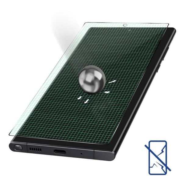 3 filmer för Samsung S22 Ultra Polymer Premium Quality Series 1UP 3mk Transparent