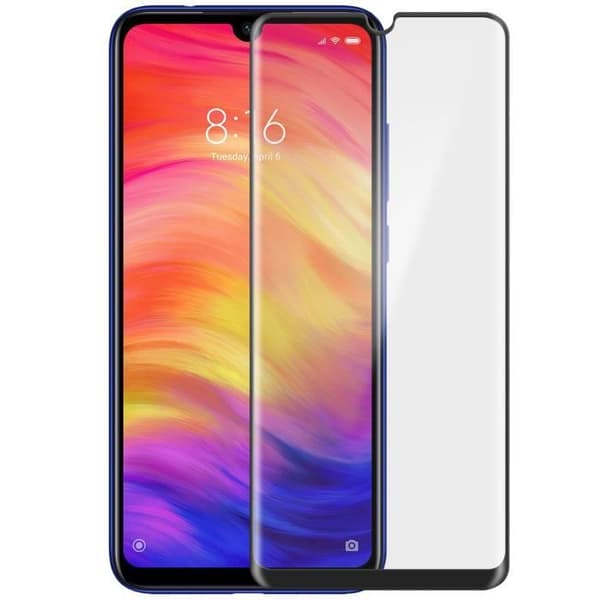 Skärmfilm - AVIZAR - Xiaomi Redmi Note 7 - Härdat glas - Ultratunt - 9H skydd