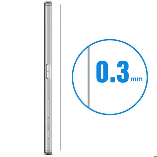 0,3 mm anti-explosionsskyddsfilm i härdat glas för Sony Xperia Z5