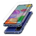 Miniatyrbild 2 av 4: AVIZAR skyddspaket för Samsung Galaxy A41 - Mjukt fodral + 9H härdat glas - 360°