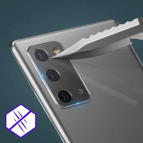Skyddskamera - AVIZAR - Samsung Galaxy Note 20 - Härdat glas - Anti-spår - Repbeständig