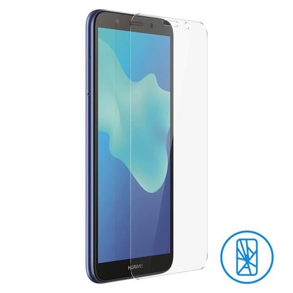 Skyddande film - Huawei - Y5 2018 - Härdat glas - Anti-explosion - Ultrafin
