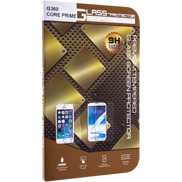 Skyddsfilm - AVIZAR - Samsung Galaxy Core Prime - Härdat glas - Anti-Scratch - Anti-Shock