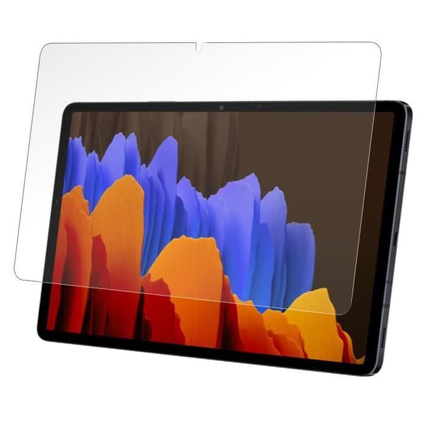 Skärmskydd - Samsung - Galaxy Tab S7 Plus 12,4 - Härdat glas - Transparent - Hårdhet 9H