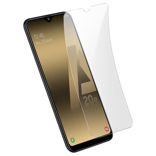 Film för Samsung Galaxy A20e Flexibelt glasskärmskydd 9H Stötsäkert Transparent