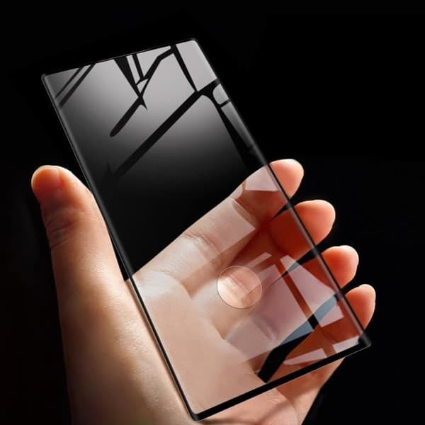 Film skärm - AVIZAR - Galaxy Note 10 Plus - Härdat Glas Med Krökning - Ultra-Tunn - Stötsäker