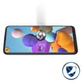 Miniatyrbild 4 av 4: Skyddsfilm - AVIZAR - Samsung Galaxy A21s - 9H härdat glas - Ultratunn - Transparent Vit