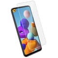 Miniatyrbild 1 av 4: Skyddsfilm - AVIZAR - Samsung Galaxy A21s - 9H härdat glas - Ultratunn - Transparent Vit