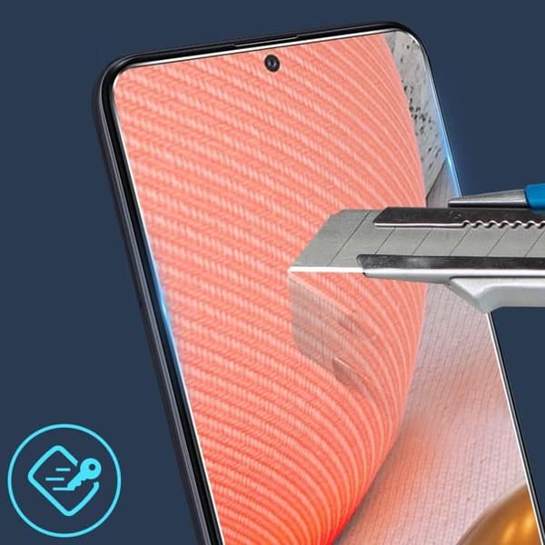 Skärmfilm för Samsung Galaxy A72 Tempered Glass 9H Anti-Fingerprint Transparent
