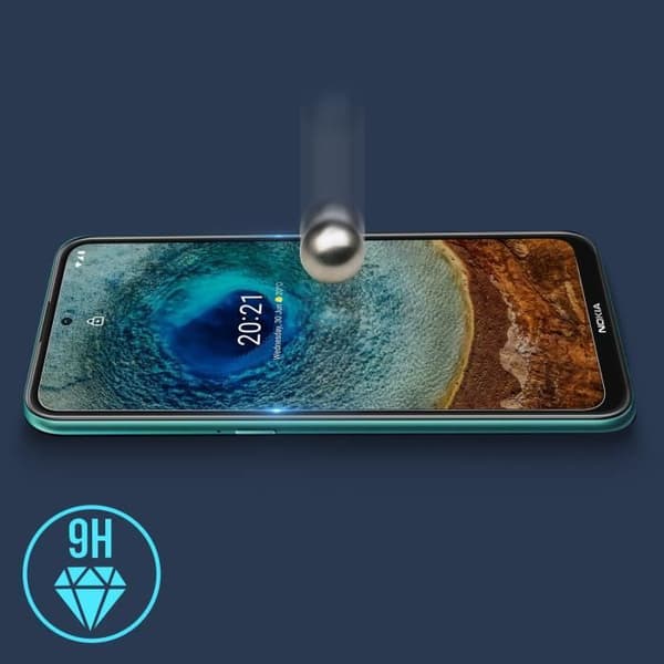 Skyddsglas - Nokia - X10/X20 - Härdat glas 9H - Ultra-tunt - Transparent vit