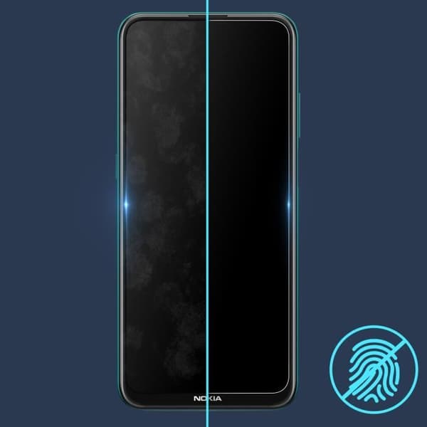 Skyddsglas - Nokia - X10/X20 - Härdat glas 9H - Ultra-tunt - Transparent vit
