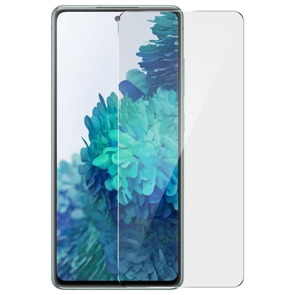 Film för Samsung Galaxy S20 FE Härdat glas Fasade kanter Anti-fingeravtryck Transparent