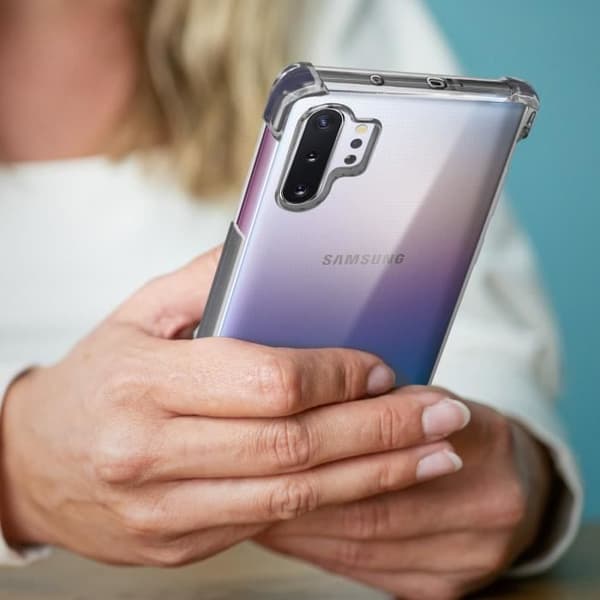 Skyddspaket - AVIZAR - Galaxy Note 10 Plus - Mjuk skal - Härdat glasfilm - 360° skydd