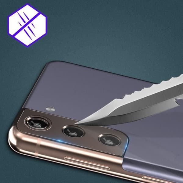 Skydd för AVIZAR-kamera till Samsung Galaxy S21 Plus i 9H härdat glas, anti-spår, transparent