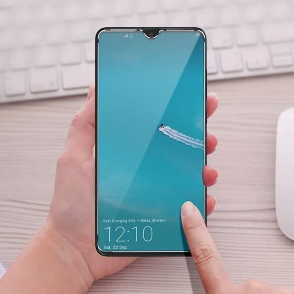 Skyddsfilm - AVIZAR - Huawei Mate 20 - 9H härdat glas - 0,33 mm - Transparent Vit