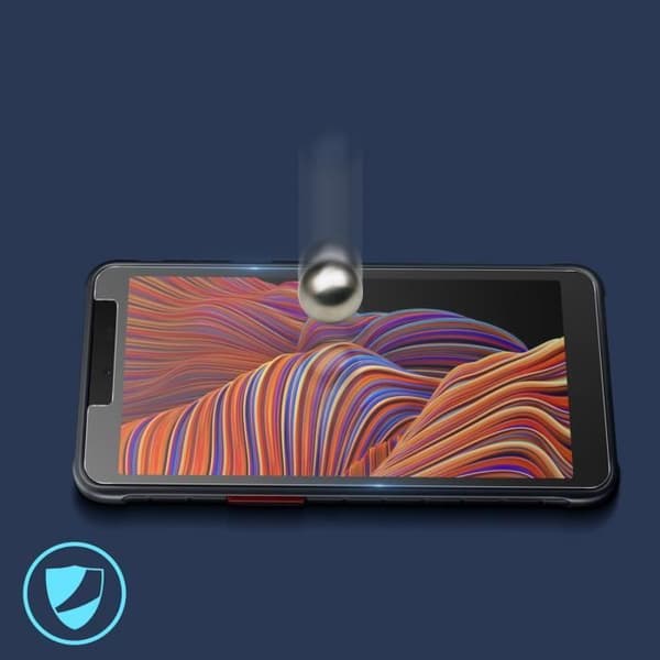 Skärmfilm för Samsung Galaxy Xcover 5 Tempered Glass 9H Anti-fingerprint Transparent