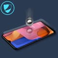 Miniatyrbild 3 av 4: Skärmfilm för Samsung Galaxy A20s härdat glas 9H Fasad Anti-Fingerprint Transparent
