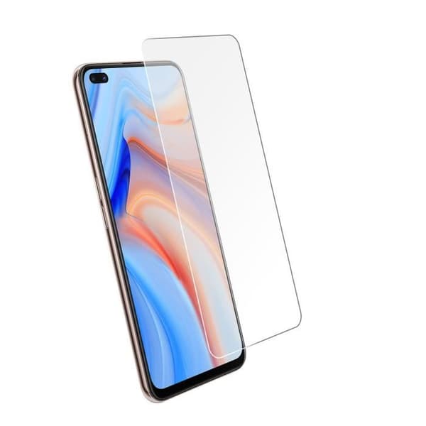 Film Skyddande - Oppo - Reno 4Z - Härdat glas 9H - Ultra-tunn - Transparent Vit