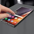 Miniatyrbild 4 av 4: Fodral för Samsung Galaxy Note 20 Ultra Soft och härdat glasfilm 9H Hårdhet Svart