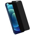 Miniatyrbild 2 av 4: Skyddsfilm - AVIZAR - iPhone 12 Mini - 9H härdat glas - Anti-spion - Svart