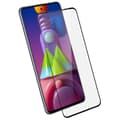 Miniatyrbild 1 av 4: Film Samsung Galaxy M51 härdat glas Anti-fingeravtryck Transparent Svart kontur Svart