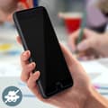 Miniatyrbild 3 av 4: Film iPhone SE 2020 / 8 / 7 Organic Glass Anti-spion Force Glass Vit