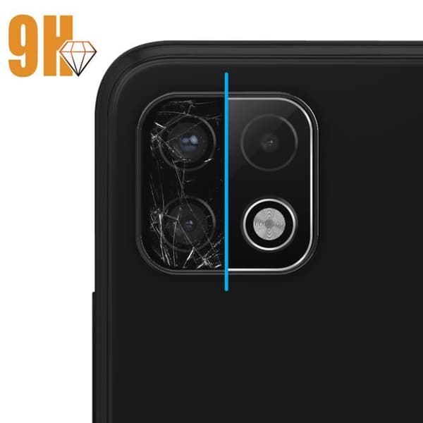 Skyddsfilm - AVIZAR - Samsung Galaxy A22 5G - 9H härdat glas - Anti-fingeravtryck - Transparent