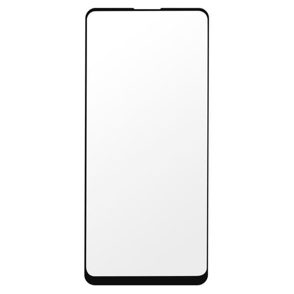 Oppo Reno 5 5G 9H fasad härdat glasfilm - 3mk - Svart - Skydd mot repor och explosioner