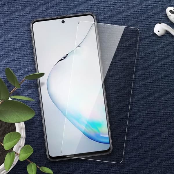 Film Skyddande - Samsung - Galaxy Note 10 Lite - Härdat Glas 9H - Ultra-Tunn - Anti-Spår
