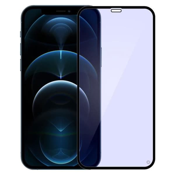 Skyddande film - Force Glass - iPhone 12 / 12 Pro - Organiskt glas - Stötresistent - Fläckresistent