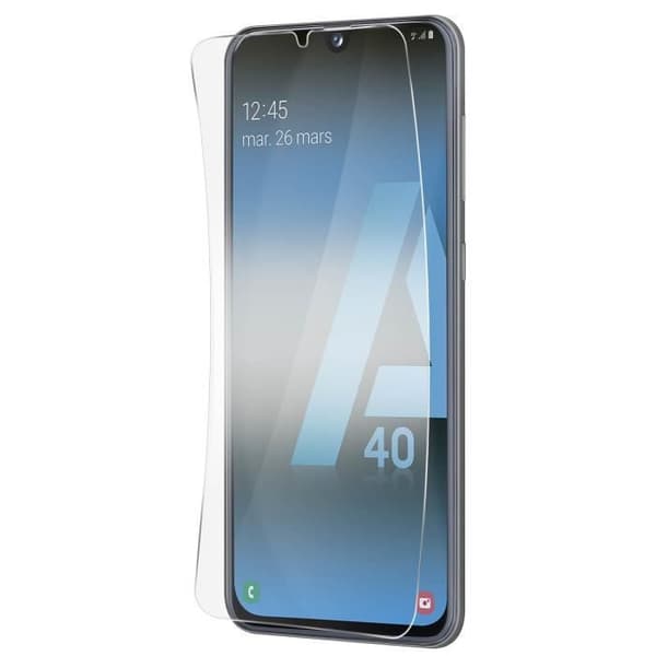 Skyddsglas - INGEN NAMN - Samsung Galaxy A40 - Flexibelt glas - Stötteknologiskt - Ultratunt
