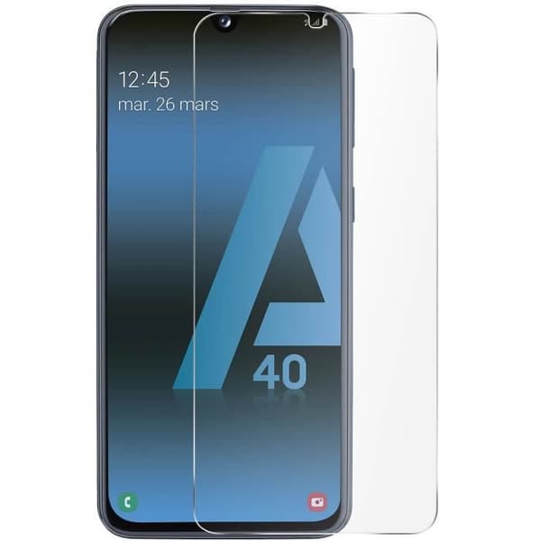 Skyddsglas - INGEN NAMN - Samsung Galaxy A40 - Flexibelt glas - Stötteknologiskt - Ultratunt