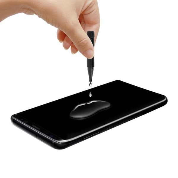 Skyddsglas - Samsung - Galaxy S8 Plus - Härdat glas - Installationskit LED - Repåterstålig