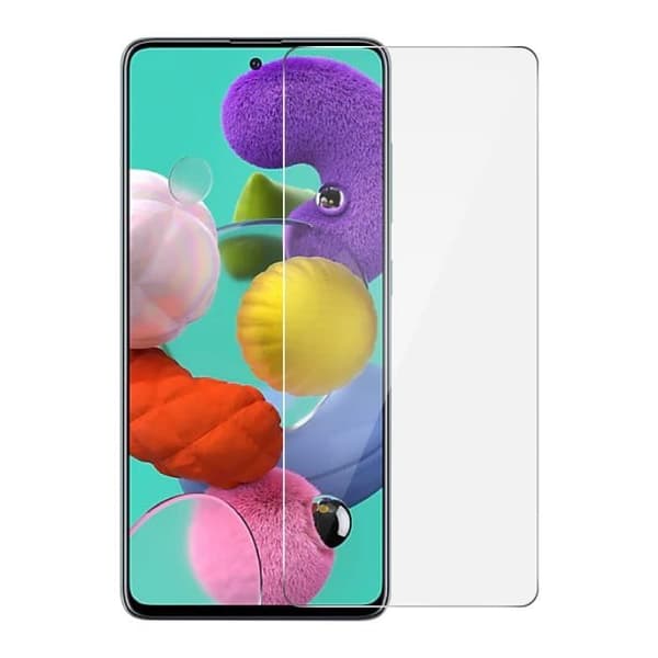 Film Skärm för Samsung Galaxy A51 5G - AVIZAR - Härdat Glas 9H - Transparent - Stötsäker och repbeständig