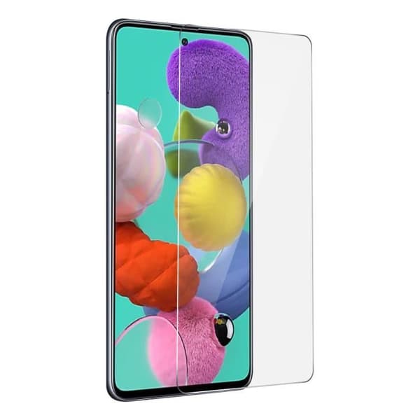 Film Skärm för Samsung Galaxy A51 5G - AVIZAR - Härdat Glas 9H - Transparent - Stötsäker och repbeständig