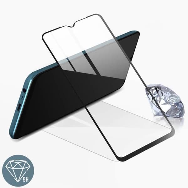 Härdat glas - AVIZAR - Realme C21 - 9H hårdhet - Anti-fingeravtryck - fasade kanter