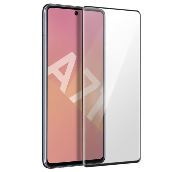Skärmfilm - AVIZAR - Samsung Galaxy A71 - 9H härdat glas - Ultratransparent - Stöt- och repskydd