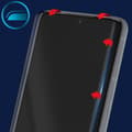 Miniatyrbild 3 av 4: Film för Samsung Galaxy S21 Ultra Tempered Glass 9H Curved Transparent Black Outline