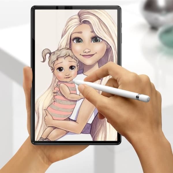 Flexibel film - AVIZAR - Samsung Tab S7 FE - Anti-repa - Genomskinlig - Enkel installation