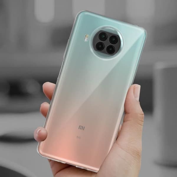 Mjukt fodral och härdat glasfilm för Xiaomi Mi 10T Lite - AVIZAR - Svart