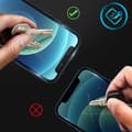 Miniatyrbild 3 av 4: Filmskydd - Apple - iPhone 12 Mini - Härdat Glas - Ultrafint - Rep-Resistent