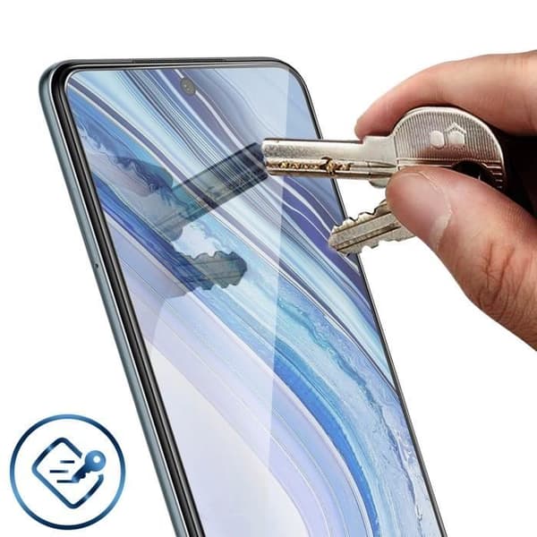 Xiaomi Redmi Note 9S / 9 Pro / 9 Pro Max 9H härdat glasfilm - transparent vit
