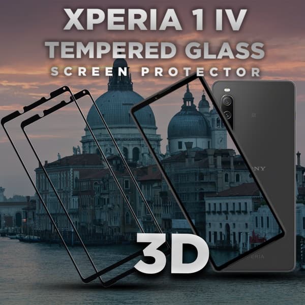 2 Pack Sony Xperia 1 IV - Härdat glas 9H -Super Kvalitet 3D